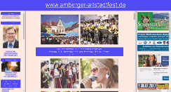 Desktop Screenshot of amberger-altstadtfest.de